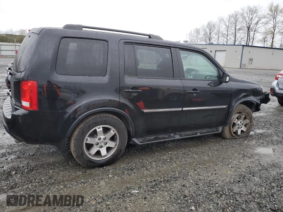 2011 Honda Pilot Touring with VIN 5FNYF4H97BB048854, listed as a Copart auction lot 50991935 with 83,651 mi miles and Salvage Title. Bid and sale history available at carsss.com. Image 3.