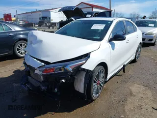 2023 Kia Forte GT with VIN 3KPF44AC4PE540371, listed as a IAAI auction lot 41810840 with 32,031 mi miles and . Bid and sale history available at carsss.com. Image 2.