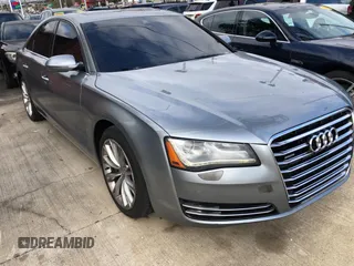 2012 Audi A8 with VIN WAUAVAFD2CN028862, listed as a Copart auction lot 80295204 with 162,752 mi miles and Clean title. Bid and sale history available at DreamBid. Image 1.