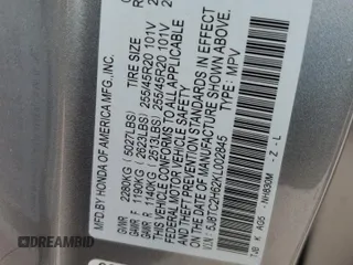 2019 Acura RDX w/A-Spec Pkg with VIN 5J8TC2H62KL002845, listed as a Copart auction lot 53286695 with 37,863 mi miles and Salvage Title. Bid and sale history available at DreamBid. Image 13.