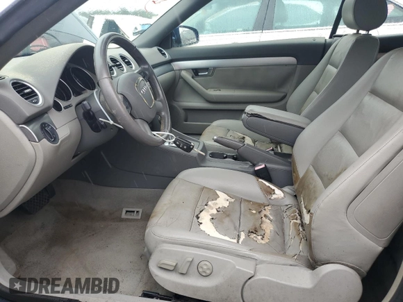 2007 Audi A4 2.0T z VIN WAUAF48H47K016976, wystawiony jako Copart lot #44541345 z przebiegiem 148 908 mil mil oraz Czysty tytuł • Clean title. Historia ofert i sprzedaży dostępna na DreamBid. Obrazek 7.