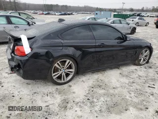 2017 BMW 4 Series 440i with VIN WBA4P1C55HK522257, listed as a Copart auction lot 45650085 with 89,002 mi miles and Salvage Title. Bid and sale history available at carsss.com. Image 3.
