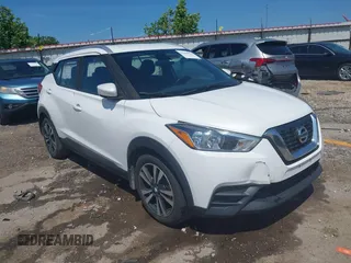 2018 Nissan Kicks SV with VIN 3N1CP5CU9JL543164, listed as a IAAI auction lot 42388853 with 134,458 mi miles and . Bid and sale history available at DreamBid. Image 1.