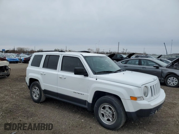 2013 Jeep Patriot Sport with VIN 1C4NJPBA5DD272947, listed as a Copart auction lot 51143785 with 183,119 mi miles and Clean Title. Bid and sale history available at carsss.com. Image 4.