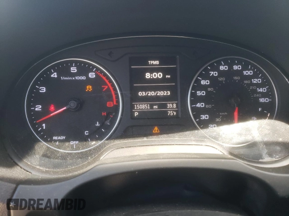 2016 Audi A3 1.8T Premium with VIN WAUA7GFF1G1011966, listed as a Copart auction lot 56406213 with 150,851 mi miles. Bid and sale history available at carsss.com. Image 9.