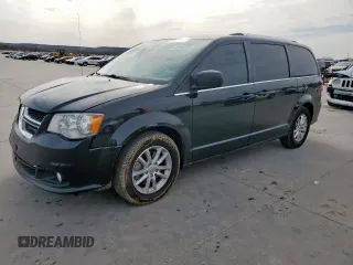 2019 Dodge Grand Caravan SXT with VIN 2C4RDGCG9KR662312, listed as a Copart auction lot 48182105 with 191,199 mi miles and Salvage Title. Bid and sale history available at DreamBid. Image 1.