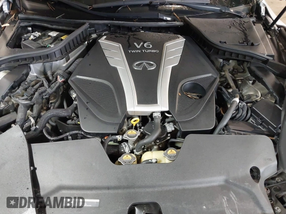 2018 Infiniti Q60 3.0t LUXE with VIN JN1EV7EL3JM391001, listed as a IAAI auction lot 41717307 with 46,105 mi miles. Bid and sale history available at carsss.com. Image 10.