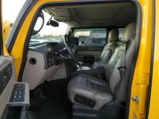 2005 Hummer H2 SUV with VIN 5GRGN23U55H105263, listed as a Copart auction lot 80446754 with 162,538 mi miles and Salvage Title. Bid and sale history available at carsss.com. Image 7.