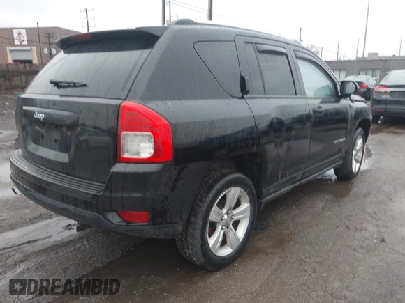 2012 Jeep Compass Sport with VIN 1C4NJDBB9CD658843, listed as a IAAI auction lot 41936099 with 216,780 mi miles and . Bid and sale history available at DreamBid. Image 4.