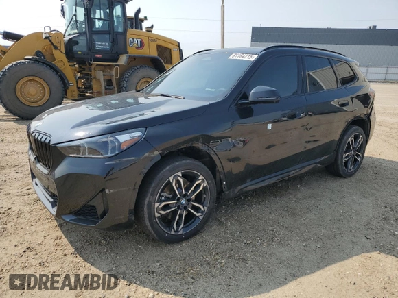 2023 BMW X1 xDrive28i with VIN WBX73EF02P5W55996, listed as a Copart auction lot 61164215 with 23,644 mi miles and Clean title. Bid and sale history available at DreamBid. Image 1.