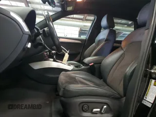 2017 Audi SQ5 Premium Plus with VIN WA1CCAFP9HA039653, listed as a Copart auction lot 62932125 with 54,834 mi miles and Salvage title. Bid and sale history available at DreamBid. Image 7.