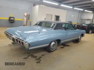 1968 Chevrolet Caprice z VIN 166478S230696, wystawiony jako Copart lot #57935105 z przebiegiem 21 735 mil mil oraz Szkody całkowita. Historia ofert i sprzedaży dostępna na DreamBid. Obrazek 3.