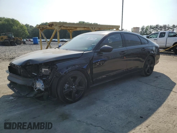 2024 Honda Accord Sport-L with VIN 1HGCY2F79RA044819, listed as a Copart auction lot 58347705 with 12,747 mi miles and Salvage title. Bid and sale history available at DreamBid. Image 1.