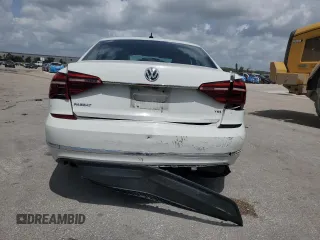 2017 Volkswagen Passat S with VIN 1VWAT7A3XHC070156, listed as a Copart auction lot 59596505 with 202,446 mi miles and Salvage title. Bid and sale history available at DreamBid. Image 6.