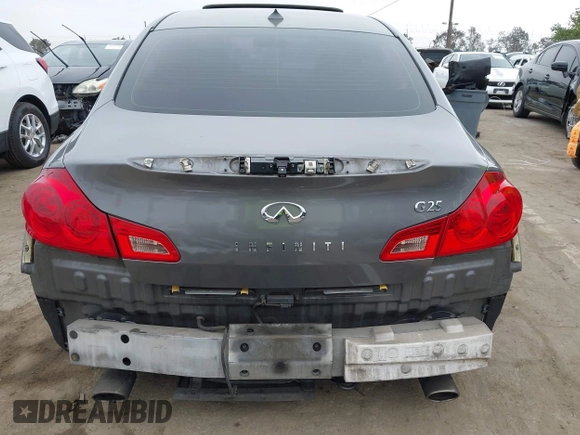 2012 Infiniti G25 Journey with VIN JN1DV6AP9CM812432, listed as a IAAI auction lot 42451554 with 187,462 mi miles and . Bid and sale history available at DreamBid. Image 15.