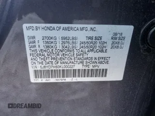 2019 Acura MDX Sport Hybrid w/Technology Pkg with VIN 5J8YD7H50KL000227, listed as a Copart auction lot 50517235 with 86,819 mi miles and Salvage Title. Bid and sale history available at carsss.com. Image 16.