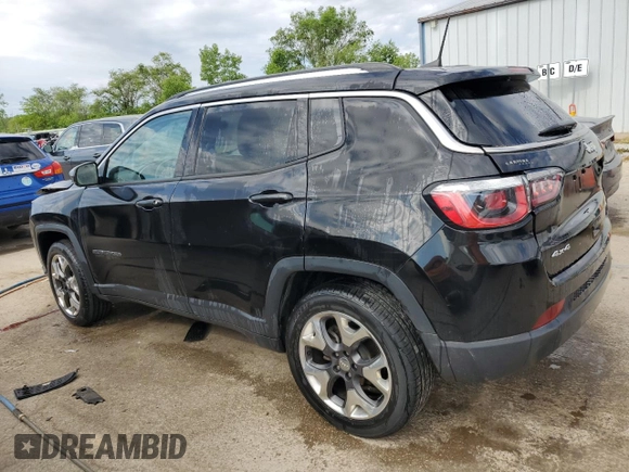 2018 Jeep Compass Limited with VIN 3C4NJDCB6JT190608, listed as a Copart auction lot 59131785 with 73,263 mi miles and Salvage title. Bid and sale history available at DreamBid. Image 2.