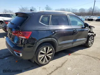 2022 Volkswagen Taos SE with VIN 3VVLX7B28NM027274, listed as a Copart auction lot 46595745 with 37,293 mi miles and Salvage Title. Bid and sale history available at carsss.com. Image 3.