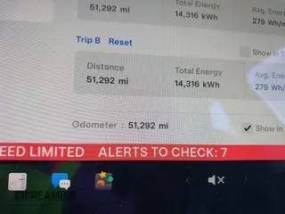 2021 Tesla Model Y Long Range with VIN 5YJYGDEE0MF265339, listed as a IAAI auction lot 41975058 with 51,292 mi miles and . Bid and sale history available at DreamBid. Image 7.