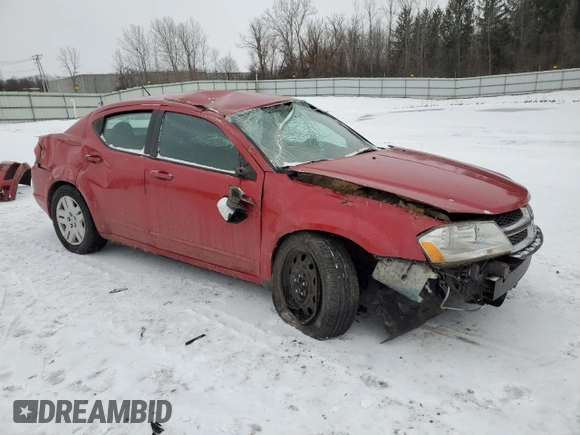 2012 Dodge Avenger SE with VIN 1C3CDZAG0CN252067, listed as a Copart auction lot 41464015 with 89,730 mi miles and Non Repairable. Bid and sale history available at DreamBid. Image 4.