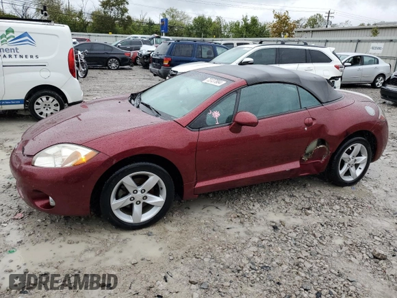 2007 Mitsubishi Eclipse GS with VIN 4A3AL25F47E066002, listed as a Copart auction lot 73137884 with 248,731 mi miles and Salvage Title. Bid and sale history available at carsss.com. Image 1.
