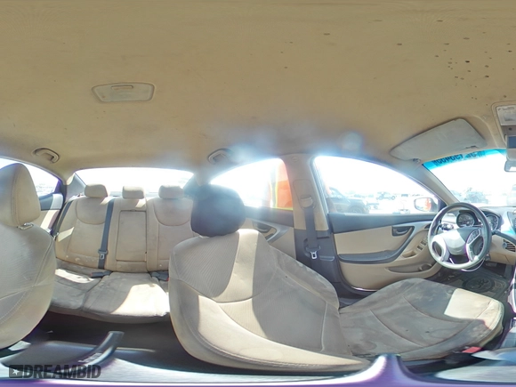 2012 Hyundai Elantra GLS with VIN 5NPDH4AE1CH134082, listed as a Copart auction lot 52193455 with 261,725 mi miles and Salvage Title. Bid and sale history available at carsss.com. Image 13.