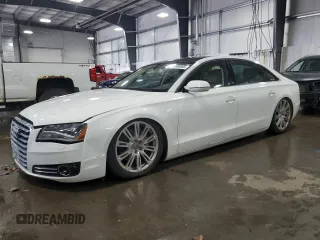 2013 Audi A8 3.0L z VIN WAURGAFD9DN003567, wystawiony jako Copart lot #55898885 z przebiegiem 108 822 mil mil oraz Szkoda całkowita • Salvage title. Historia ofert i sprzedaży dostępna na DreamBid. Obrazek 1.