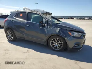 2018 Buick Encore Sport Touring with VIN KL4CJ1SB0JB519791, listed as a Copart auction lot 47523755 with Not Provided miles and Salvage Title. Bid and sale history available at DreamBid. Image 4.
