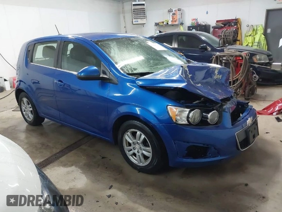 2016 Chevrolet Sonic LT with VIN 1G1JC6SH2G4168106, listed as a IAAI auction lot 41808797 with 141,473 mi miles. Bid and sale history available at carsss.com. Image 1.