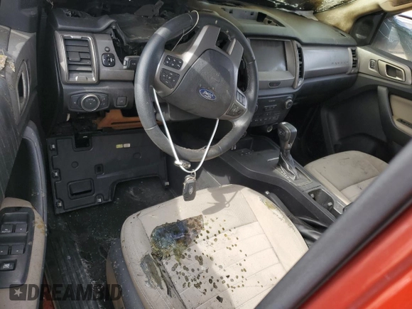 2019 Ford Ranger XL with VIN 1FTER4EH6KLA58729, listed as a Copart auction lot 60409705 with Not provided miles and Salvage title. Bid and sale history available at DreamBid. Image 8.