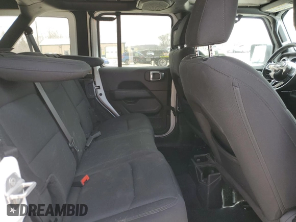 2021 Jeep Wrangler Unlimited Sahara с VIN 1C4HJXEG3MW619175, выставлен на аукционе Copart как лот 49053575 с пробегом 61 333 миль миль и Списание • Salvage title. История ставок и продаж доступна на DreamBid. Изображение 10.