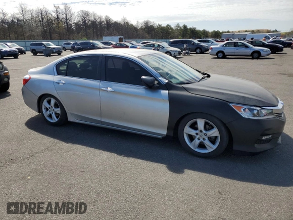 2014 Honda Accord Sedan Sport with VIN 1HGCR2F50EA183579, listed as a Copart auction lot 54834775 with 141,539 mi miles and Salvage Title. Bid and sale history available at carsss.com. Image 4.