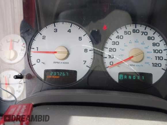 2003 Dodge 1500 ST with VIN 1D7HA18N53J627187, listed as a IAAI auction lot 42209467 with 237,267 mi miles and . Bid and sale history available at carsss.com. Image 7.
