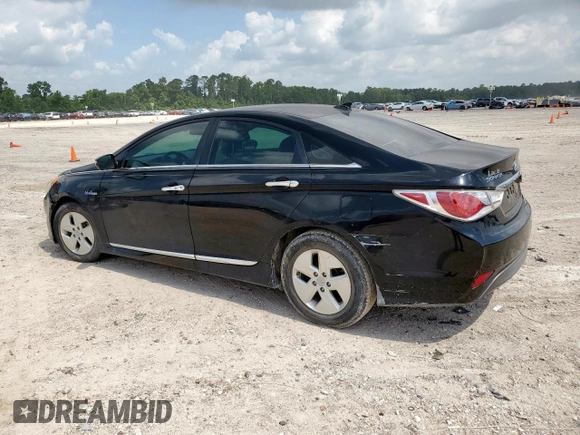 2012 Hyundai Sonata Hybrid z VIN KMHEC4A45CA056676, wystawiony jako Copart lot #59771345 z przebiegiem 200 353 mil mil oraz Czysty tytuł • Clean title. Historia ofert i sprzedaży dostępna na DreamBid. Obrazek 2.