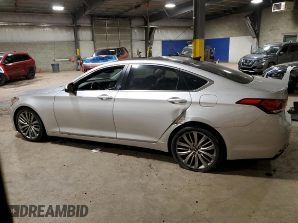 2017 Genesis G80 Ultimate z VIN KMHGN4JF8HU212056, wystawiony jako Copart lot #51636825 z przebiegiem 92 613 mil mil oraz Szkoda całkowita • Salvage title. Historia ofert i sprzedaży dostępna na DreamBid. Obrazek 2.