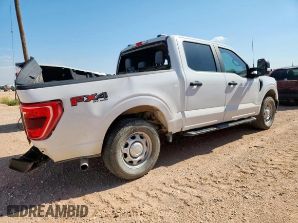 2022 Ford F-150 XL with VIN 1FTFW1E57NKE15119, listed as a Copart auction lot 60677985 with 79,006 mi miles and Salvage title. Bid and sale history available at DreamBid. Image 3.