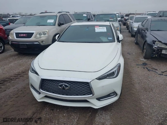 2018 Infiniti Q60 3.0t LUXE with VIN JN1EV7EK8JM340276, listed as a IAAI auction lot 41464169 with 102,866 mi miles. Bid and sale history available at carsss.com. Image 12.