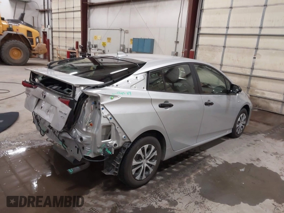 2020 Toyota Prius LE with VIN JTDL9RFU3L3019534, listed as a IAAI auction lot 41700624 with 47,923 mi miles and . Bid and sale history available at DreamBid. Image 4.