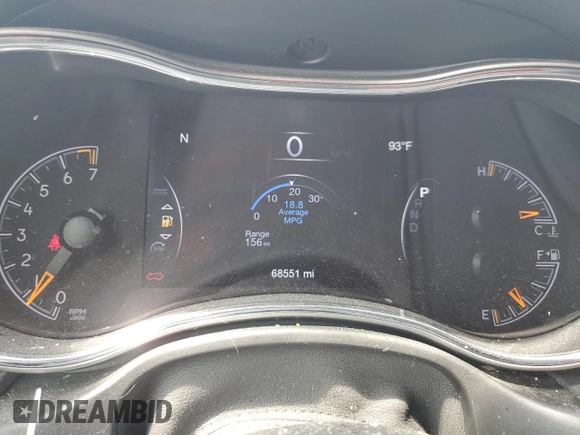 2019 Jeep Grand Cherokee Limited X with VIN 1C4RJFBG9KC709528, listed as a Copart auction lot 61714365 with 68,551 mi miles and Salvage title. Bid and sale history available at DreamBid. Image 9.