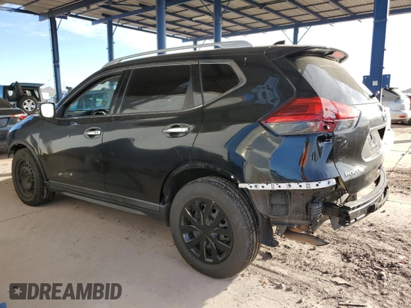 2017 Nissan Rogue SV with VIN KNMAT2MT5HP510648, listed as a Copart auction lot 44515485 with 163,016 mi miles and Salvage title. Bid and sale history available at DreamBid. Image 2.