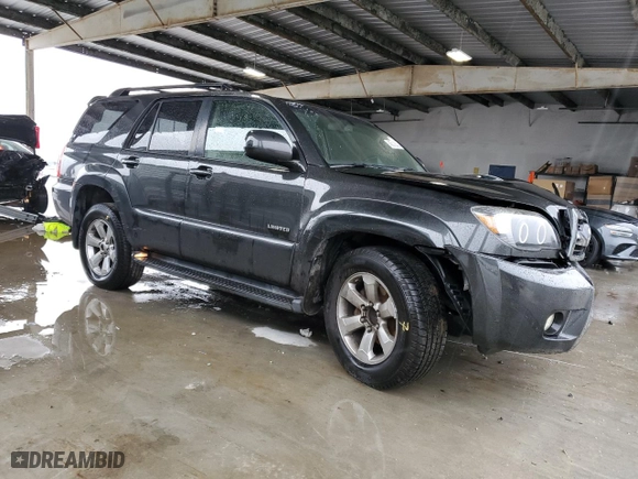 2007 Toyota 4Runner Limited with VIN JTEZU17R278080138, listed as a Copart auction lot 45010575 with 195,143 mi miles and Salvage Title. Bid and sale history available at carsss.com. Image 4.