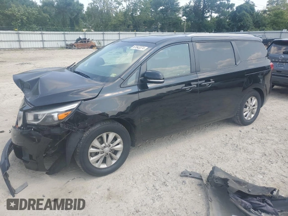 2018 Kia Sedona LX with VIN KNDMB5C17J6355646, listed as a Copart auction lot 67643374 with 106,261 mi miles and Salvage Title. Bid and sale history available at carsss.com. Image 1.