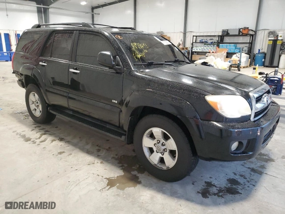 2007 Toyota 4Runner SR5 with VIN JTEZU14R778085582, listed as a Copart auction lot 47782525 with 111,151 mi miles and Salvage Title. Bid and sale history available at carsss.com. Image 4.