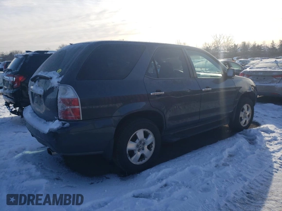 2006 Acura MDX with VIN 2HNYD18296H510025, listed as a Copart auction lot 89017045 with 160,258 mi miles and Clean Title. Bid and sale history available at carsss.com. Image 3.
