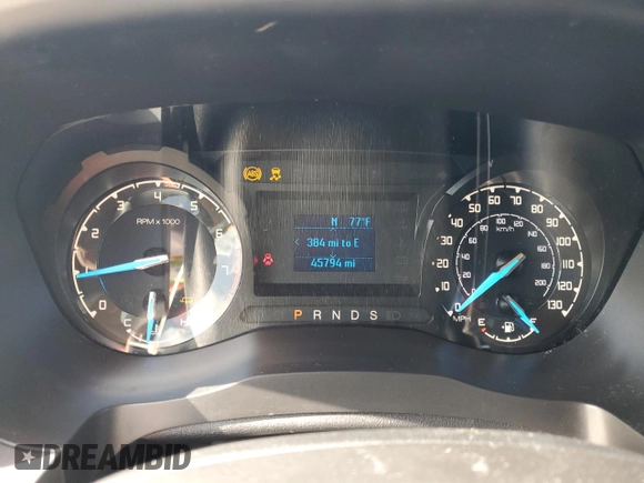 2021 Ford Ranger XL with VIN 1FTER4EHXMLD15412, listed as a Copart auction lot 55741155 with 45,794 mi miles and Salvage title. Bid and sale history available at DreamBid. Image 9.