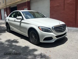2015 Mercedes-Benz C 300 Luxury with VIN 55SWF4KB4FU027077, listed as a Copart auction lot 64247985 with 107,643 mi miles and Clean title. Bid and sale history available at DreamBid. Image 1.