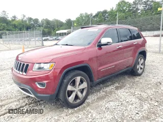 2014 Jeep Grand Cherokee Limited with VIN 1C4RJFBG1EC102219, listed as a Copart auction lot 56845045 with 253,280 mi miles and Salvage title. Bid and sale history available at DreamBid. Image 1.