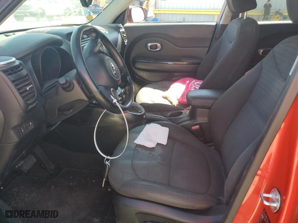 2014 Kia Soul ! with VIN KNDJX3A52E7711533, listed as a Copart auction lot 52835605 with 0 mi miles and Salvage Title. Bid and sale history available at carsss.com. Image 7.