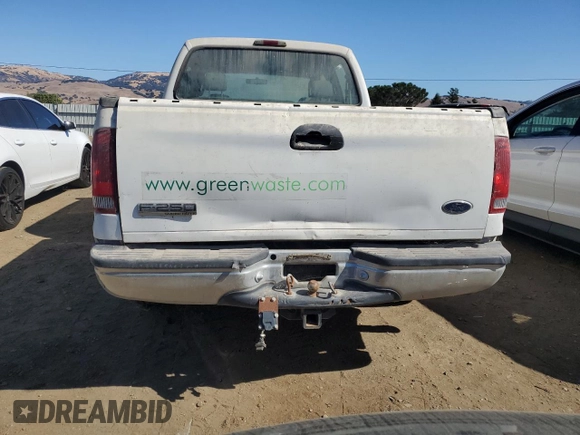 2005 Ford F-250 XL with VIN 1FTSW20P65EB21500, listed as a Copart auction lot 76803904 with 427,117 mi miles and Clean Title. Bid and sale history available at DreamBid. Image 6.