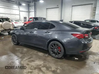2015 Acura TLX V6 Tech with VIN 19UUB3F57FA000890, listed as a Copart auction lot 89126765 with 127,175 mi miles and Salvage Title. Bid and sale history available at carsss.com. Image 2.